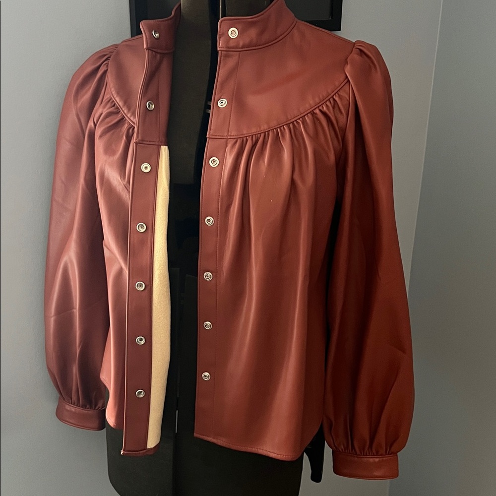 Levi's Brown Vegan Leather Jacket
